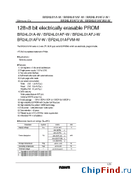 Datasheet BR24L01AFV-W manufacturer Rohm