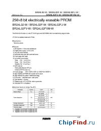 Datasheet BR24L02FJ-W manufacturer Rohm