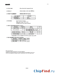 Datasheet BR25L640FJ-W manufacturer Rohm