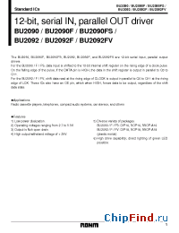 Datasheet BU2090F manufacturer Rohm