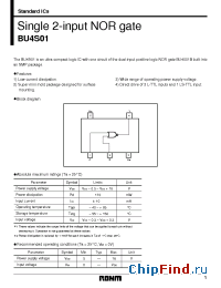 Datasheet BU4S01 manufacturer Rohm