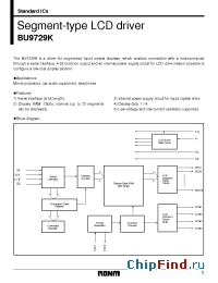 Datasheet BU9729 manufacturer Rohm