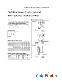 Datasheet DTA114GSA manufacturer Rohm