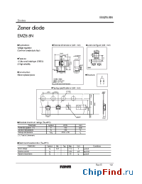 Datasheet EMZ6.8N manufacturer Rohm