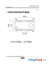 Datasheet HSOP28 manufacturer Rohm