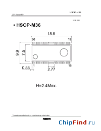 Datasheet HSOP-M36 manufacturer Rohm