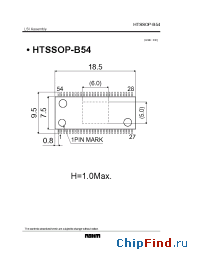 Datasheet HTSSOP-B54 manufacturer Rohm
