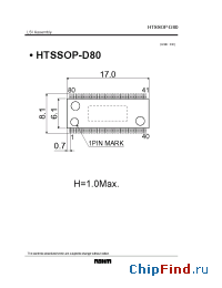 Datasheet HTSSOP-D80 manufacturer Rohm