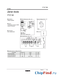 Datasheet PTZ16B manufacturer Rohm