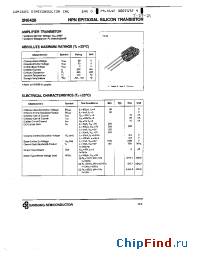 Datasheet 2N6428 manufacturer Samsung
