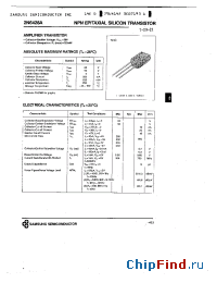 Datasheet 2N6428A manufacturer Samsung