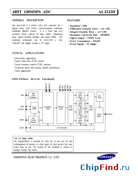Datasheet al1212h manufacturer Samsung