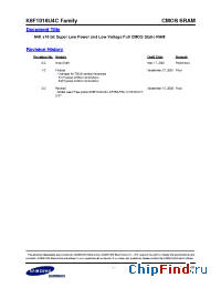 Datasheet DS_K6F1016U4C manufacturer Samsung