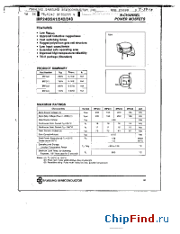 Datasheet IRF240 manufacturer Samsung