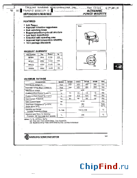 Datasheet IRF350 manufacturer Samsung