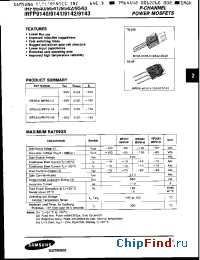 Datasheet IRF9543 manufacturer Samsung
