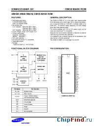 Datasheet K3N6V1000F manufacturer Samsung