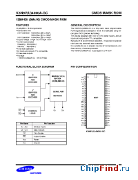 Datasheet K3N9V4000A-GC10 manufacturer Samsung