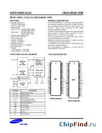 Datasheet K3P4C1000E-DC manufacturer Samsung