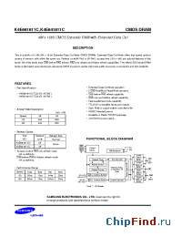 Datasheet K4E641611C manufacturer Samsung