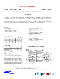 Datasheet K4E641612D manufacturer Samsung