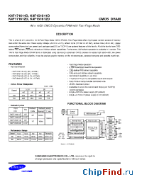Datasheet K4F151611D-T manufacturer Samsung