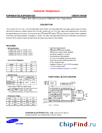 Datasheet K4F640412B manufacturer Samsung