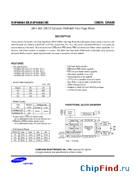 Datasheet K4F640812B manufacturer Samsung