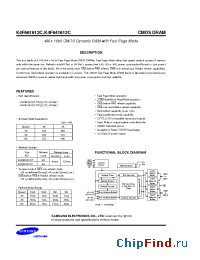 Datasheet K4F641612C-L manufacturer Samsung