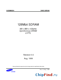 Datasheet K4S280832A-TC/L80 manufacturer Samsung