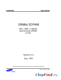 Datasheet K4S281632B-TC1H manufacturer Samsung