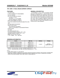 Datasheet K4S28323LF-NR1L manufacturer Samsung