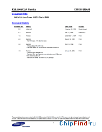 Datasheet K6L0908C2A-F manufacturer Samsung