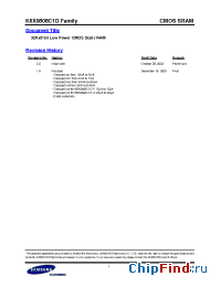 Datasheet K6X0808C1D-DF70 manufacturer Samsung