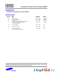 Datasheet K7M161825A-QC85 manufacturer Samsung