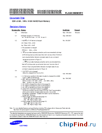 Datasheet K9F5616U0B-HCB0 manufacturer Samsung