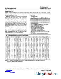 Datasheet KMM378S823CT-8 manufacturer Samsung