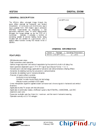 Datasheet KS7314 manufacturer Samsung