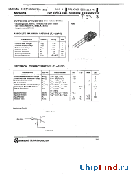 Datasheet KSR2014 manufacturer Samsung