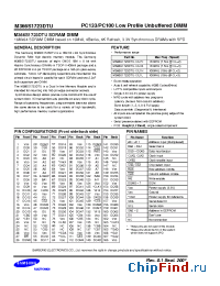 Datasheet M366S1723DTU-L1H manufacturer Samsung