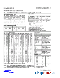 Datasheet M372F0883ET0-C manufacturer Samsung