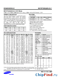 Datasheet M372F3280DJ3-C manufacturer Samsung