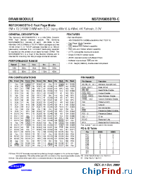 Datasheet M372V0805DT0-C manufacturer Samsung