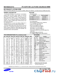 Datasheet M374S6453CTU-C7A manufacturer Samsung