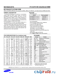 Datasheet M374S6453DTS-C7C manufacturer Samsung
