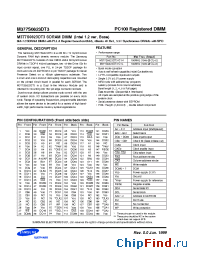 Datasheet M377S0823DT3-C1H manufacturer Samsung