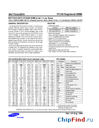 Datasheet M377S3323BT0-C1L manufacturer Samsung