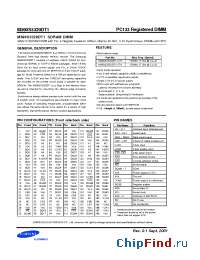 Datasheet M390S3320DT1-C7A manufacturer Samsung