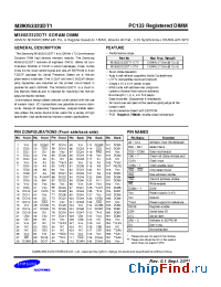 Datasheet M390S3323DT1-C7A manufacturer Samsung