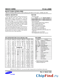 Datasheet M463S1724BN0 manufacturer Samsung